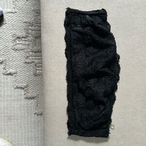 Cosabella strapless bra. Black lace. M.